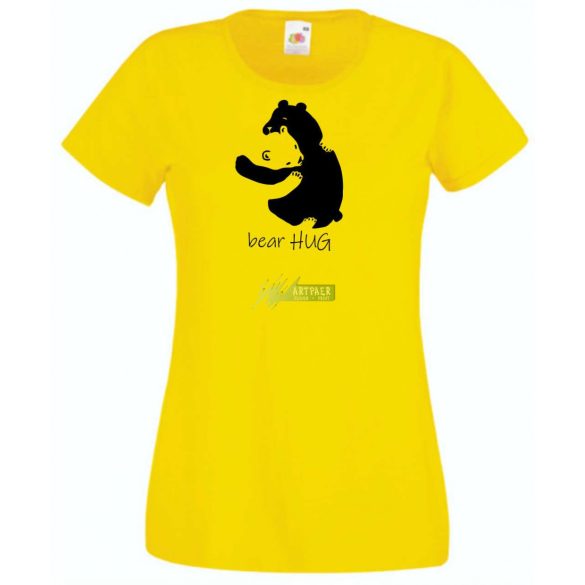 Maci ölelés, bear hug, I need a hug - női rövid ujjú póló