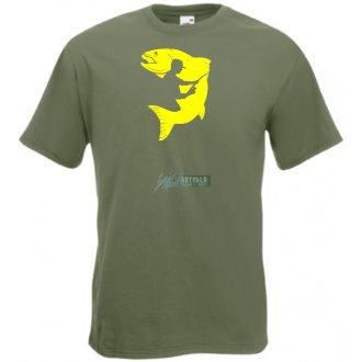 Horgászoknak, pecázás minta férfi rövidujjú póló