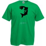 Horgászoknak, pecázás minta férfi rövidujjú póló