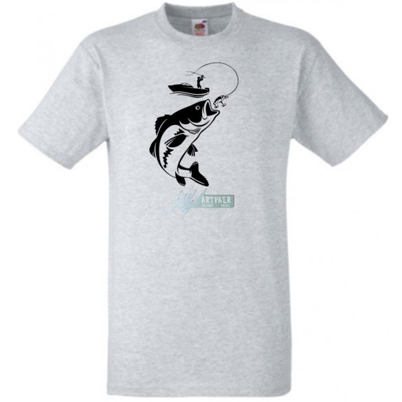 Kapj el - pontyra horgászó minta férfi rövid ujjú póló