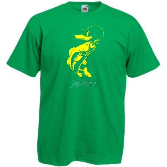 Kapj el - pontyra horgászó minta férfi rövid ujjú póló