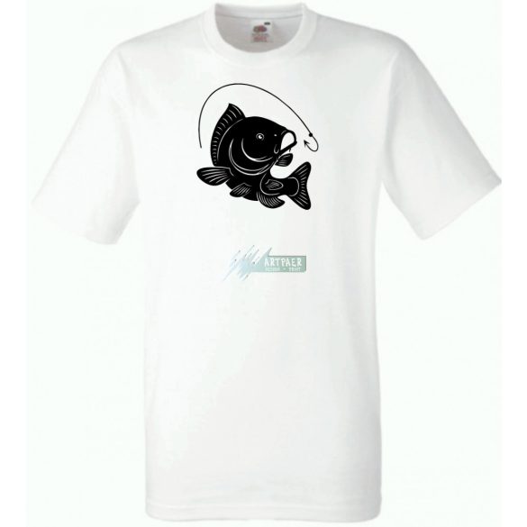 Kapj el - ponty minta horgászoknak férfi rövidujjú póló