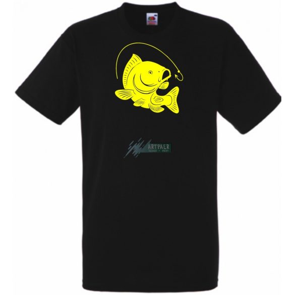 Kapj el - ponty minta horgászoknak férfi rövidujjú póló