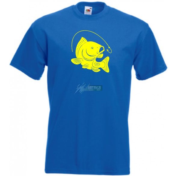 Kapj el - ponty minta horgászoknak férfi rövidujjú póló