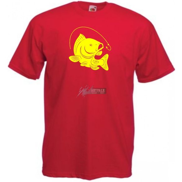 Kapj el - ponty minta horgászoknak férfi rövidujjú póló