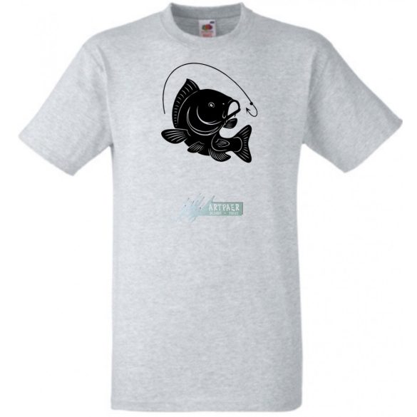 Kapj el - ponty minta horgászoknak férfi rövidujjú póló