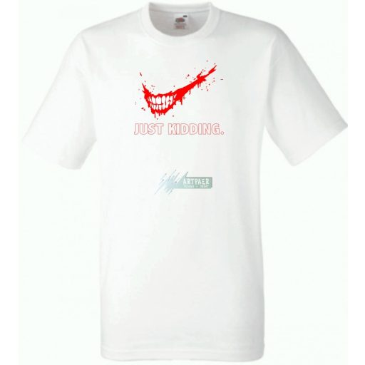 Humoros, Just kidding, csak viccel... férfi rövid ujjú póló