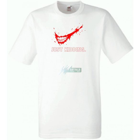 Humoros, Just kidding, csak viccel... férfi rövid ujjú póló