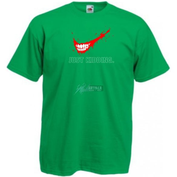 Humoros, Just kidding, csak viccel... férfi rövid ujjú póló