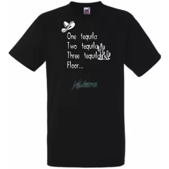 Humoros, tequila kedvelőknek férfi rövid ujjú póló