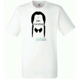 Wednesday - I hate everything mintás férfi rövid ujjú póló