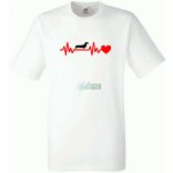 Tacsi (tacskó) szívhang férfi rövid ujjú póló