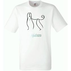 Afgán agár, kutya, kedvenc férfi rövid ujjú póló