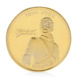 Retró Michael Jackson emlék érem, The King of POP