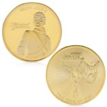 Retró Michael Jackson emlék érem, The King of POP