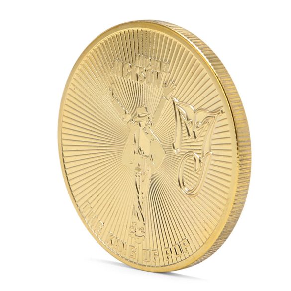 Retró Michael Jackson emlék érem, The King of POP