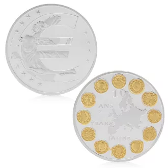 Souvenir - Emlékérem - 10 éves az Euro