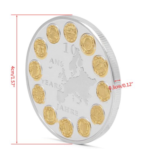 Souvenir - Emlékérem - 10 éves az Euro