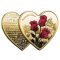 Szerelem záloga - Szív alakú ajándék érem - akril dobozban - ünnepi alkalomra, Valentin napra