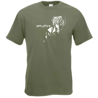 Anime Death Note férfi rövid ujjú póló