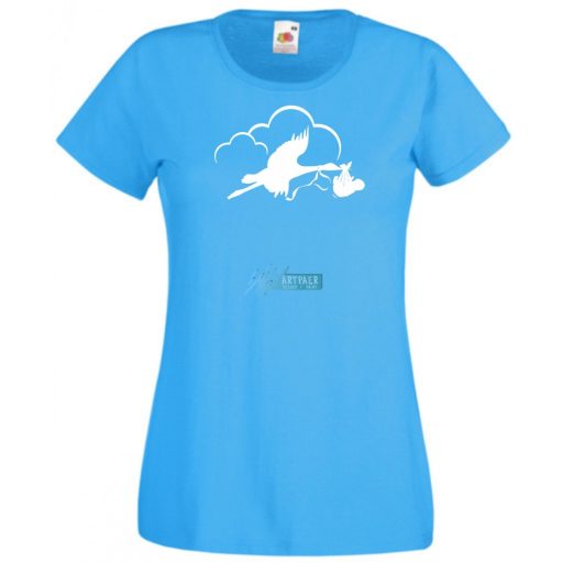 Babaváró női rövid ujjú póló