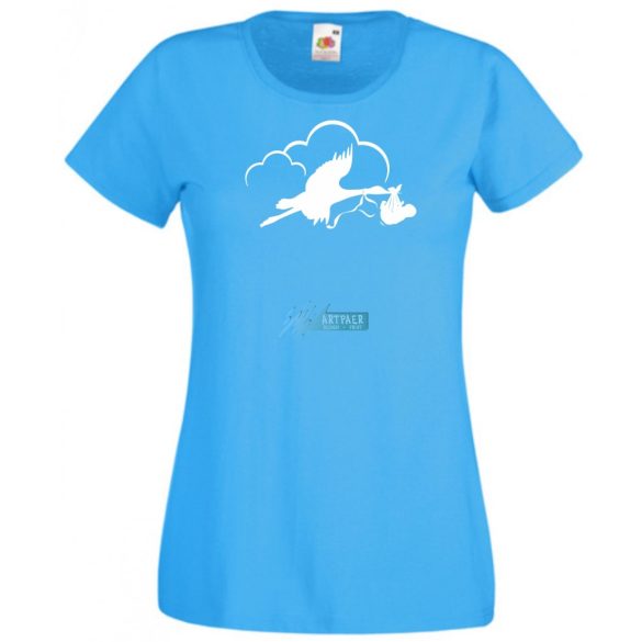 Babaváró női rövid ujjú póló