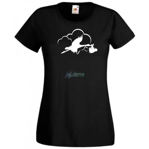 Babaváró női rövid ujjú póló