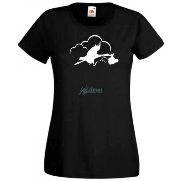 Babaváró női rövid ujjú póló