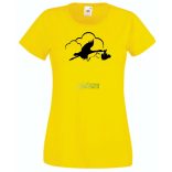 Babaváró női rövid ujjú póló