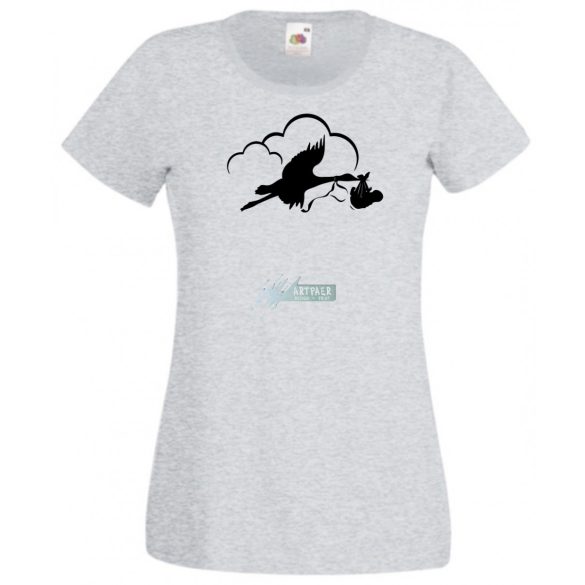 Babaváró női rövid ujjú póló