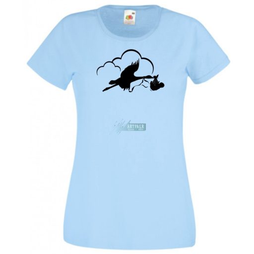 Babaváró női rövid ujjú póló