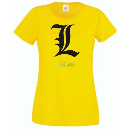 Anime Death Note "L" női rövid ujjú póló