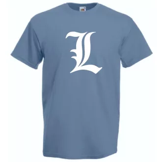 Anime Death Note "L" férfi rövid ujjú póló