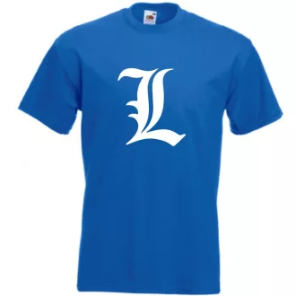 Anime Death Note "L" férfi rövid ujjú póló