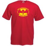 Humor - My Superhero Is Barman férfi rövid ujjú póló