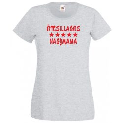5 csillagos Nagymama női rövid ujjú póló