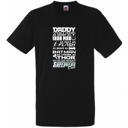 Apa az én Szuperhősöm, angol gyerek rövid ujjú póló