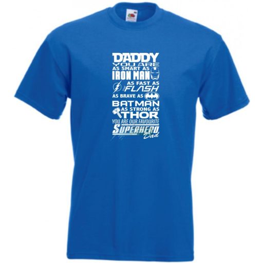 Apa az én Szuperhősöm, angol gyerek rövid ujjú póló