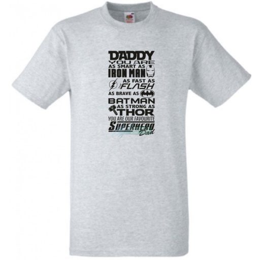 Apa az én Szuperhősöm, angol férfi rövid ujjú póló