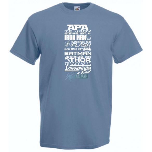 Apa az én Szuperhősöm -B gyerek rövid ujjú póló
