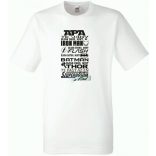 Apa az én Szuperhősöm -B gyerek rövid ujjú póló