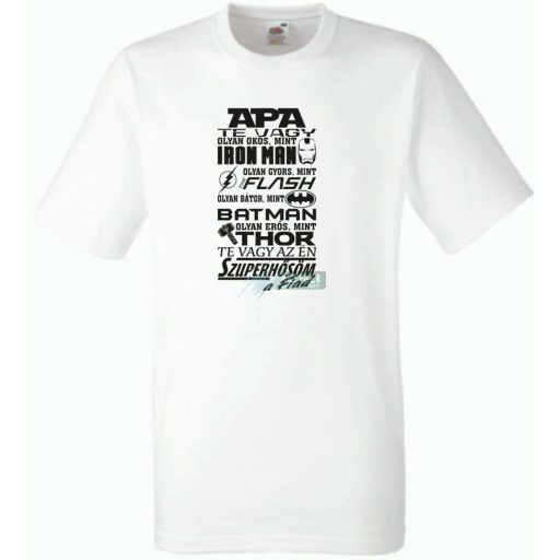 Apa az én Szuperhősöm -B gyerek rövid ujjú póló