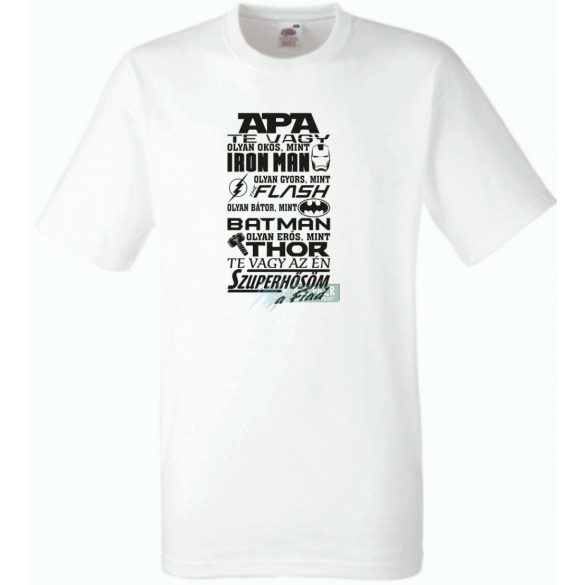 Apa az én Szuperhősöm -B gyerek rövid ujjú póló