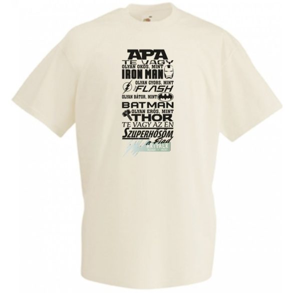 Apa az én Szuperhősöm -B gyerek rövid ujjú póló
