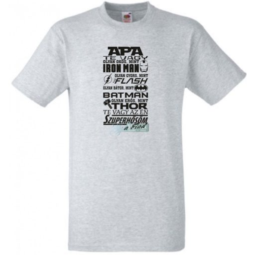 Apa az én Szuperhősöm -B gyerek rövid ujjú póló