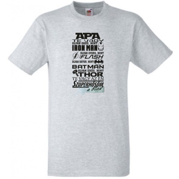 Apa az én Szuperhősöm -B gyerek rövid ujjú póló