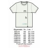 Sport fan evezős EKG szív ritmus gyerek rövid ujjú póló