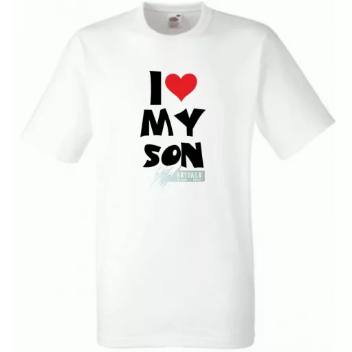 I Love My Son férfi rövid ujjú póló