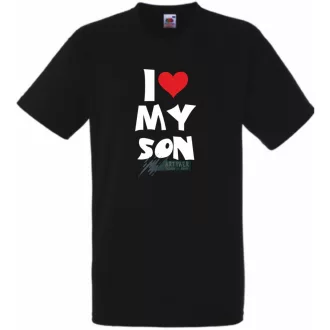 I Love My Son férfi rövid ujjú póló