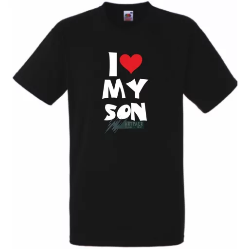I Love My Son férfi rövid ujjú póló